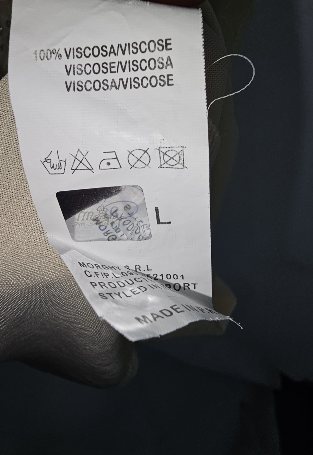 EK7542 Damen Kleid von Maughy, Gelb, Gr.L4