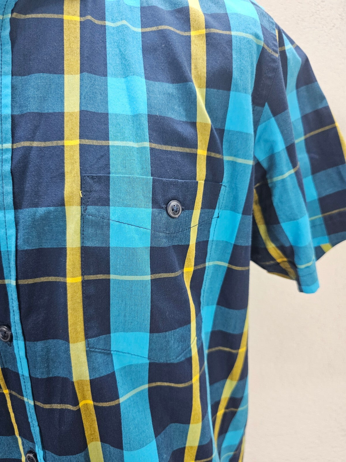 EK6023 Herren Hemd von Watsons, blau-gelb, Gr.L (41/42)2
