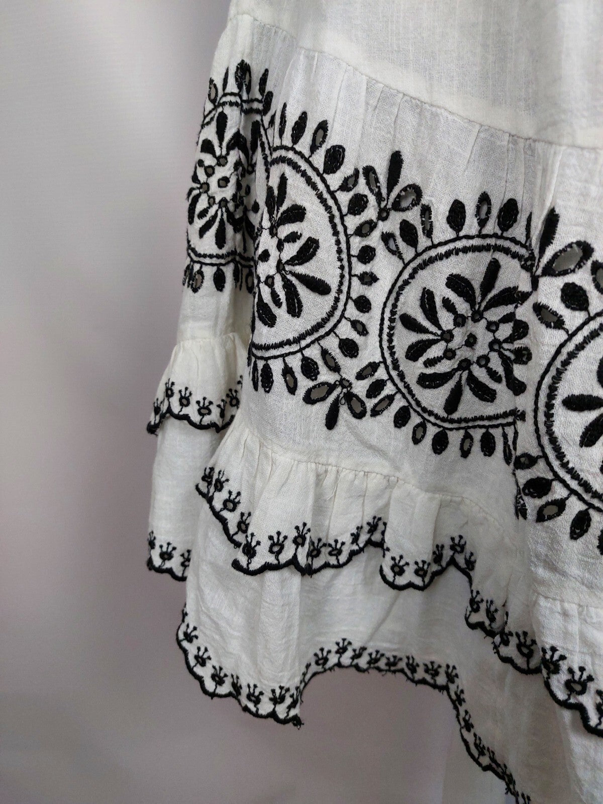 EK4856 Damen Kleid von River Island, weiß-schwarz, Gr.14(XL)3