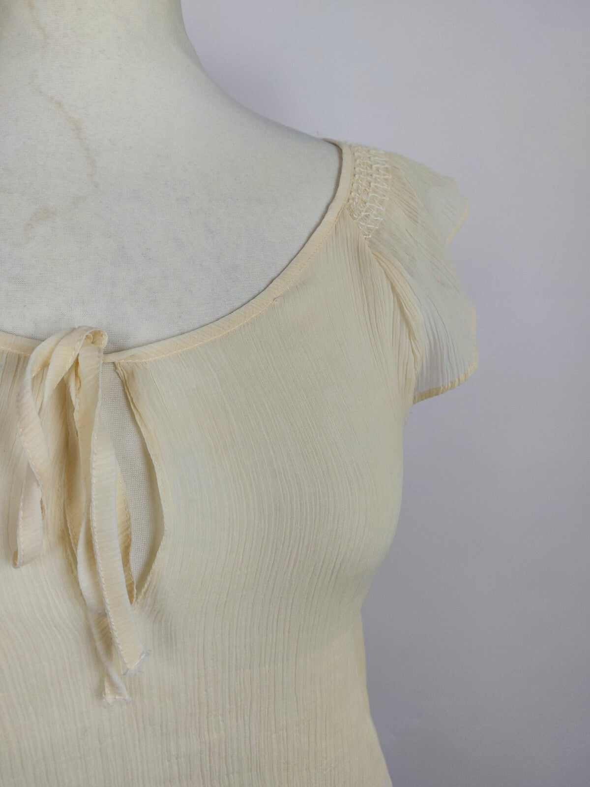 EK3086 Damen Bluse von Zara Trafaluc, champagner, Gr. M1