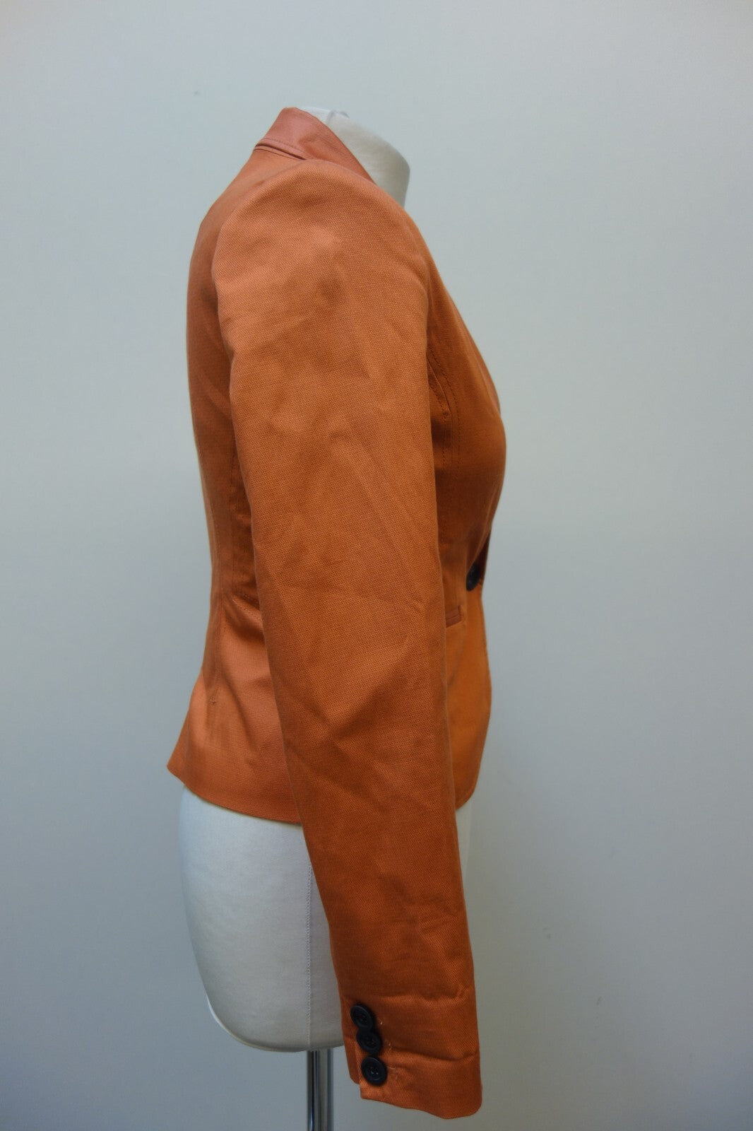 EK0478 Damen Blazer von Bershka, orange, Gr. S2
