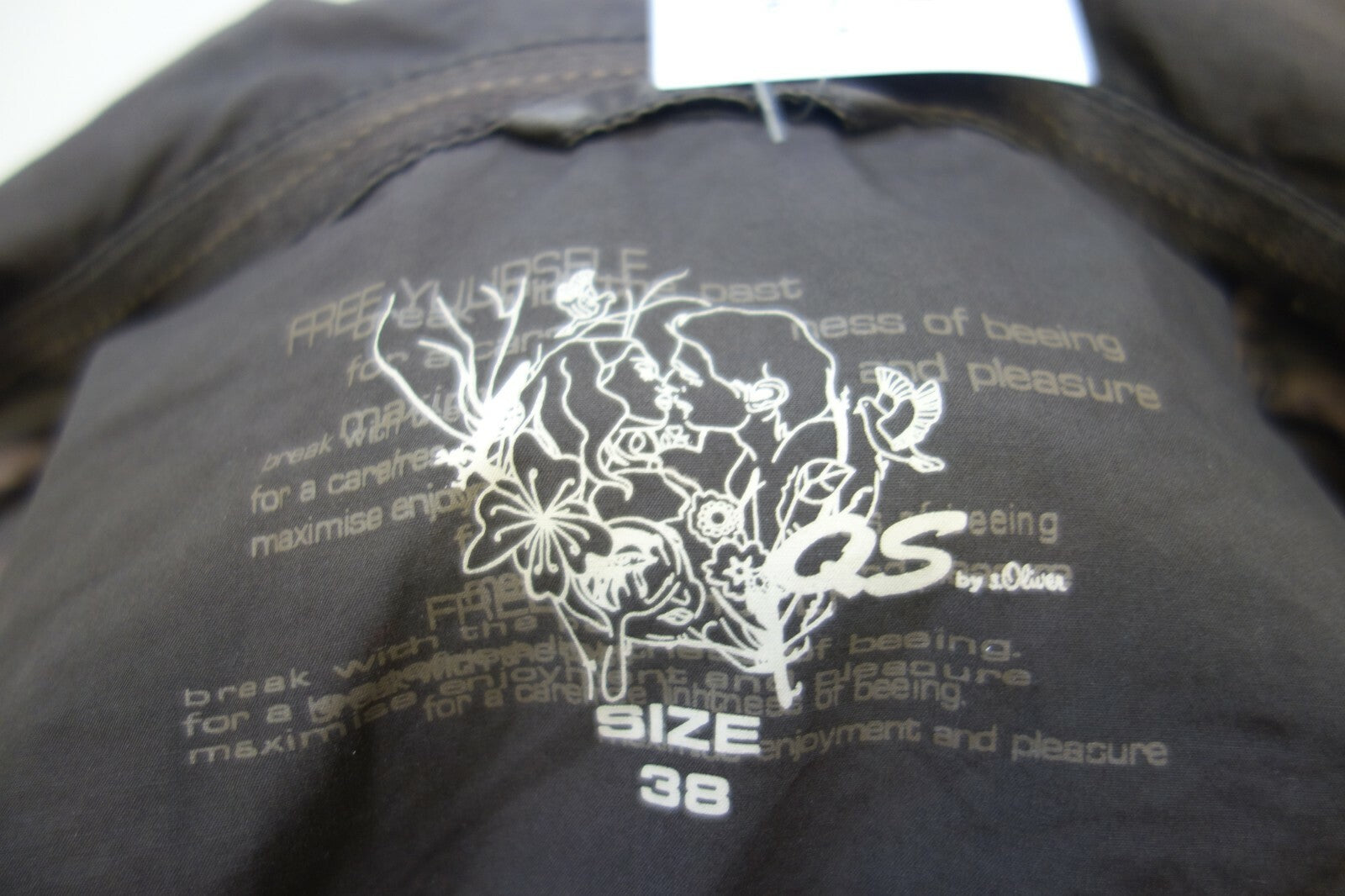 EK1636 Damen dünne Jacke von s.Oliver, braun, Gr. 383