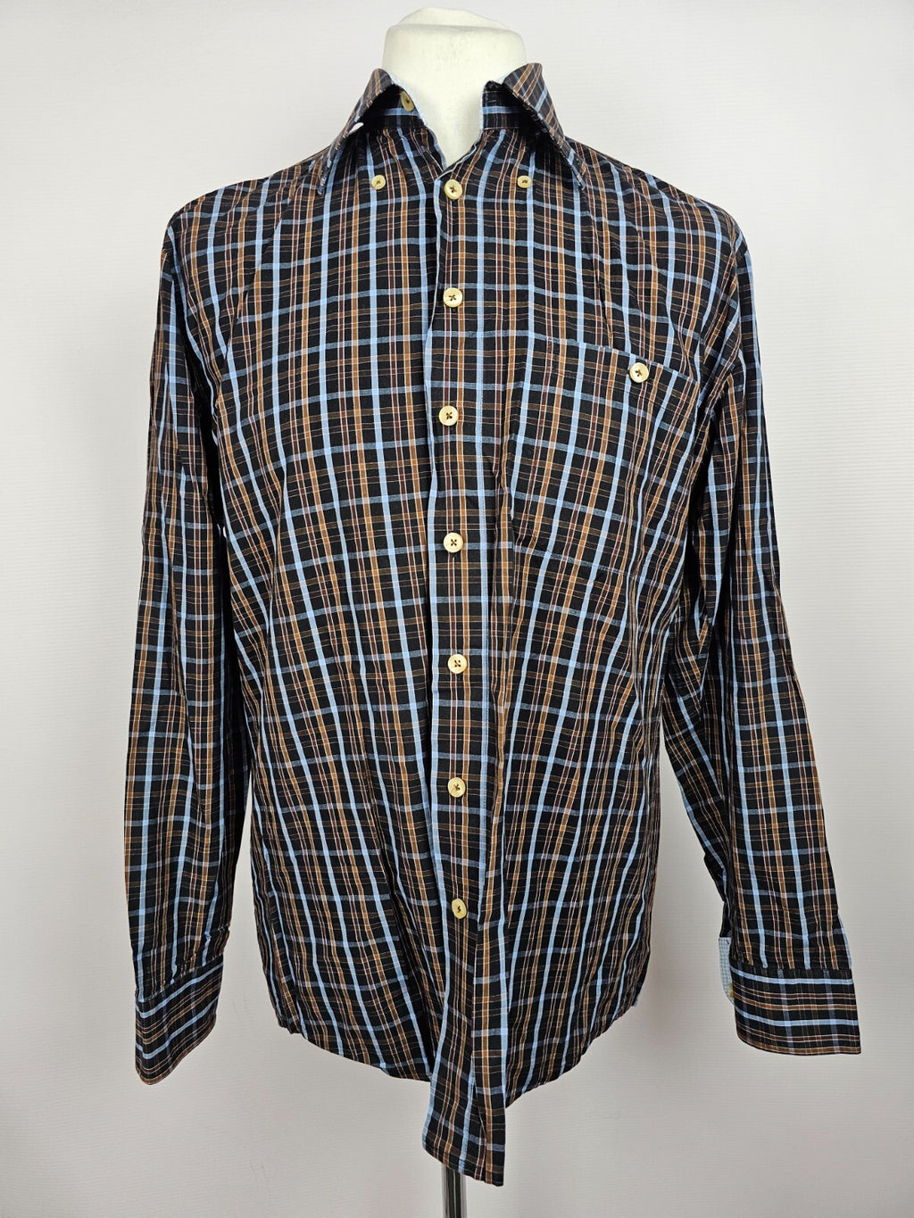 EK5414 Herren Hemd von Theo`TS , blau, Gr.M (39/40)0