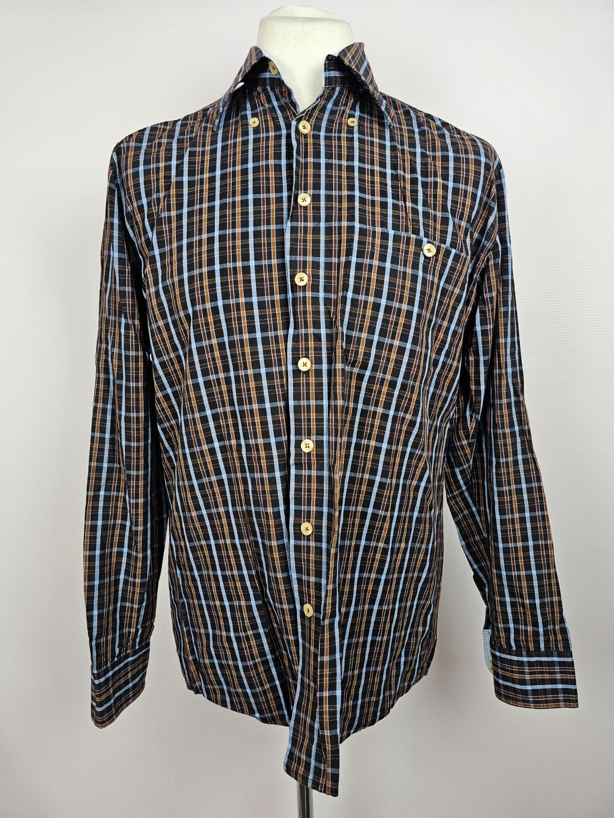 EK5414 Herren Hemd von Theo`TS , blau, Gr.M (39/40)0