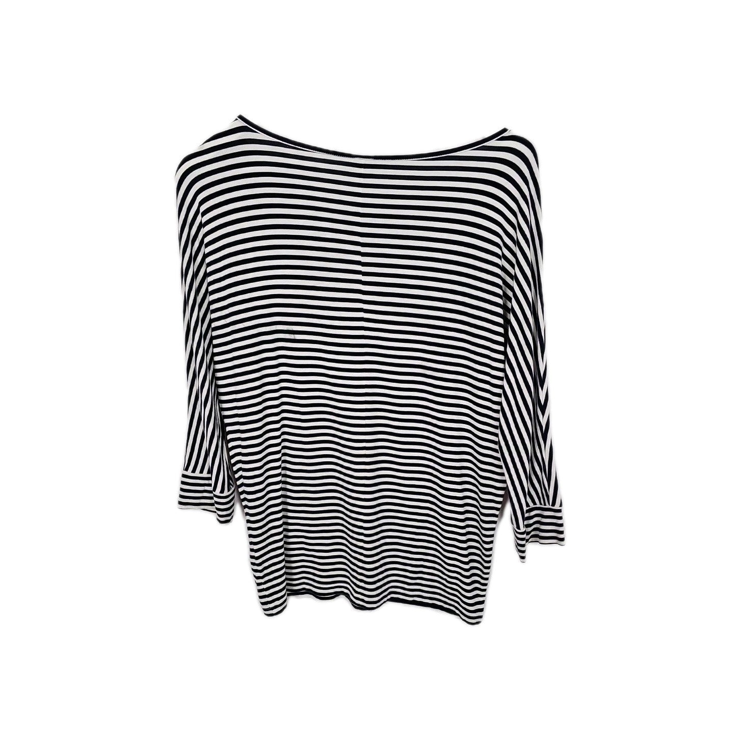 EK9702 Damen T-Shirt Gr.38 Weiß Gestreift3