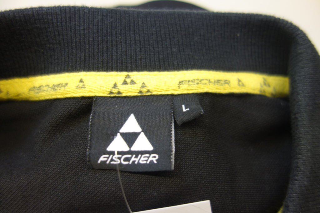 EK2596 Herren Polo von Fisher, schwarz, Gr. L5