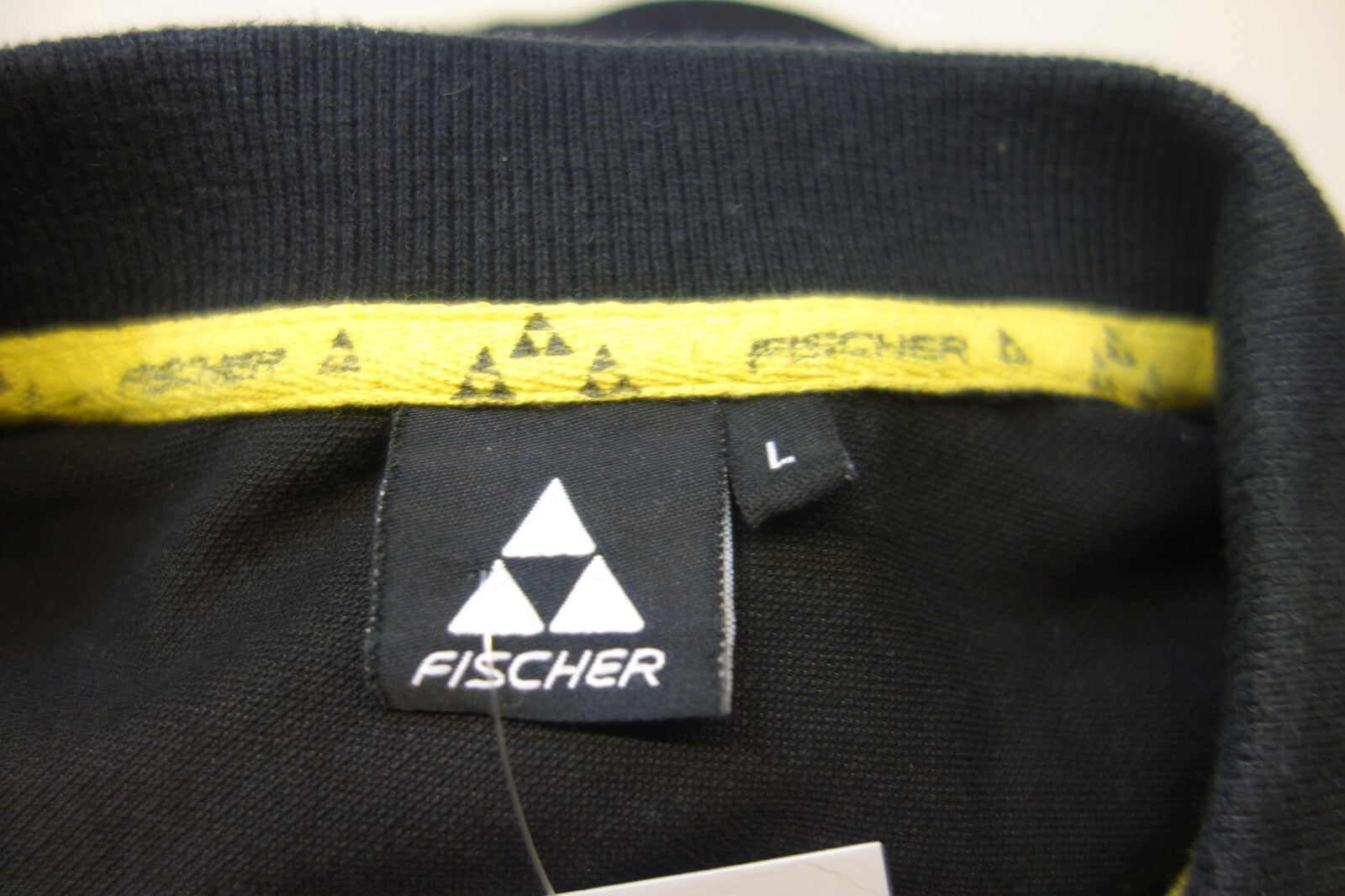 EK2596 Herren Polo von Fisher, schwarz, Gr. L5