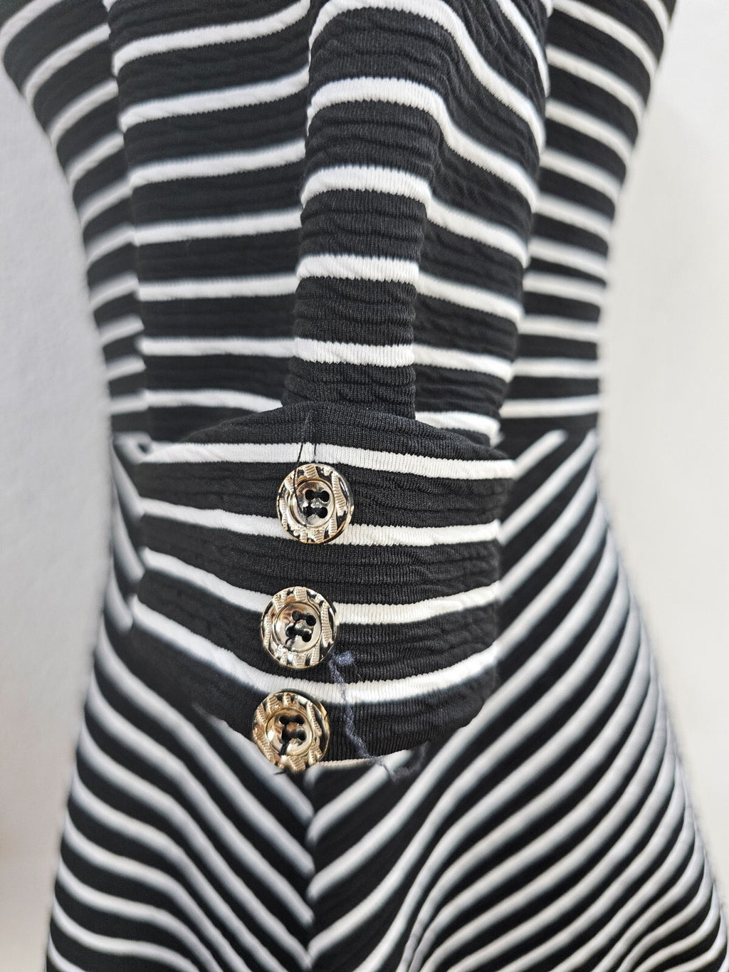 EK6259 Damen Kleid, schwarz-weiß, Gr.36/38 (nach Größentabelle)3