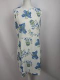 EK3325 Damen Kleid von sfera, weiß/blau, Gr. L0