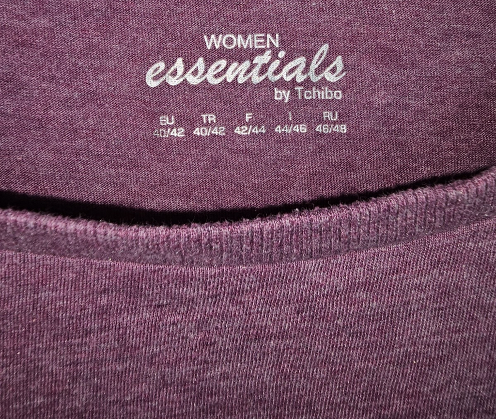 EK7044 Damen T-Shirt von Tchibo, lila, Gr.40/421