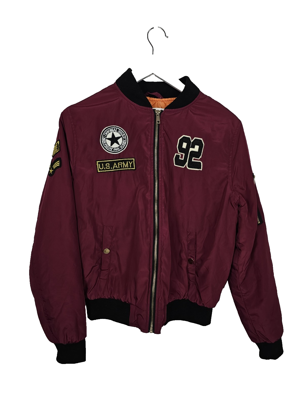 EK8418 Unisex Bomberjacke von Newyorker, Rot, Gr. M0