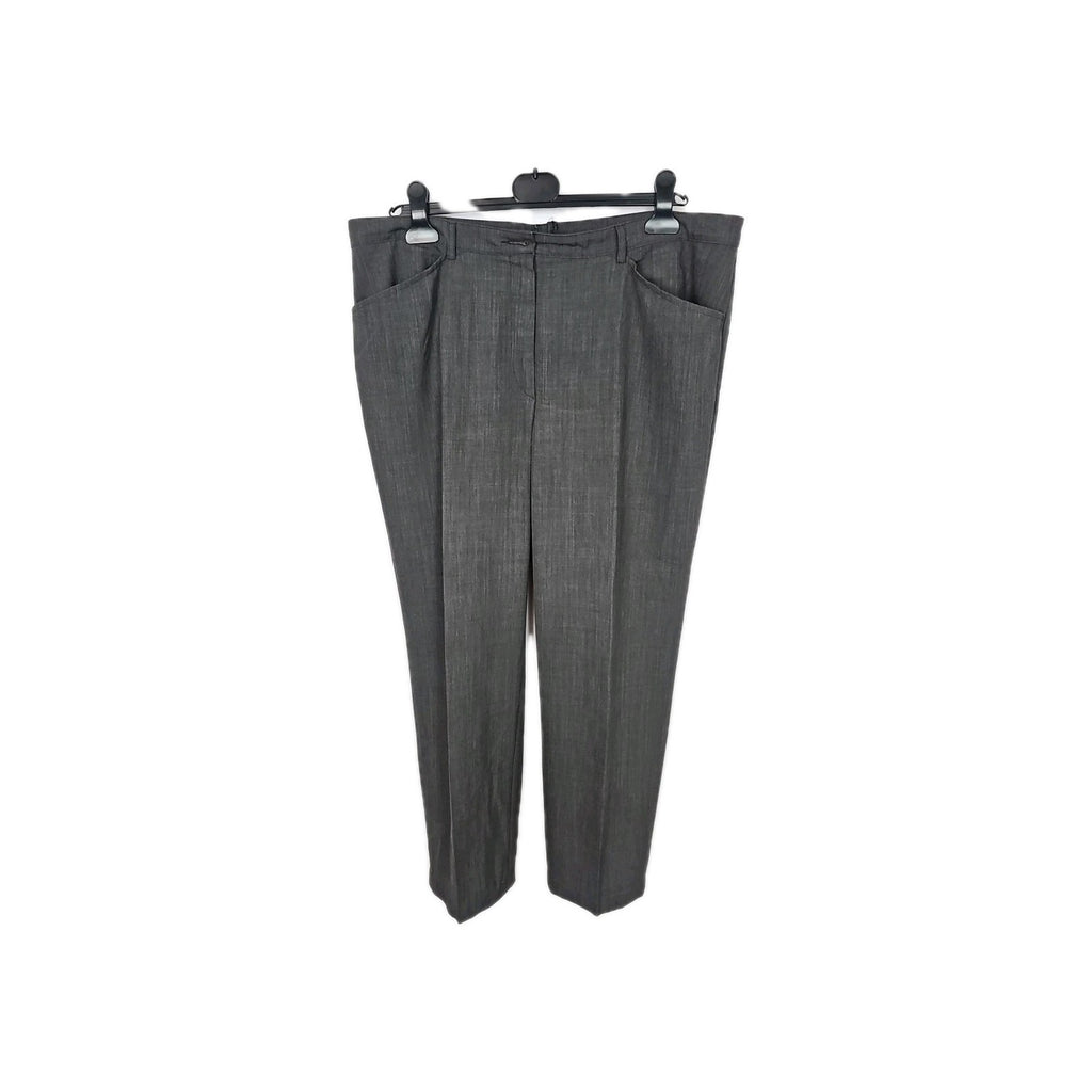 EK1651 Damen Hose Bianca Gr.L Grau Taile 48cm Länge 99cm0