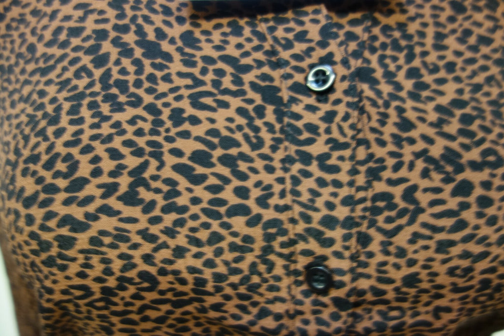 EK0892 Damen Bluse von Esprit, braun/Schwarz, Gr. 342