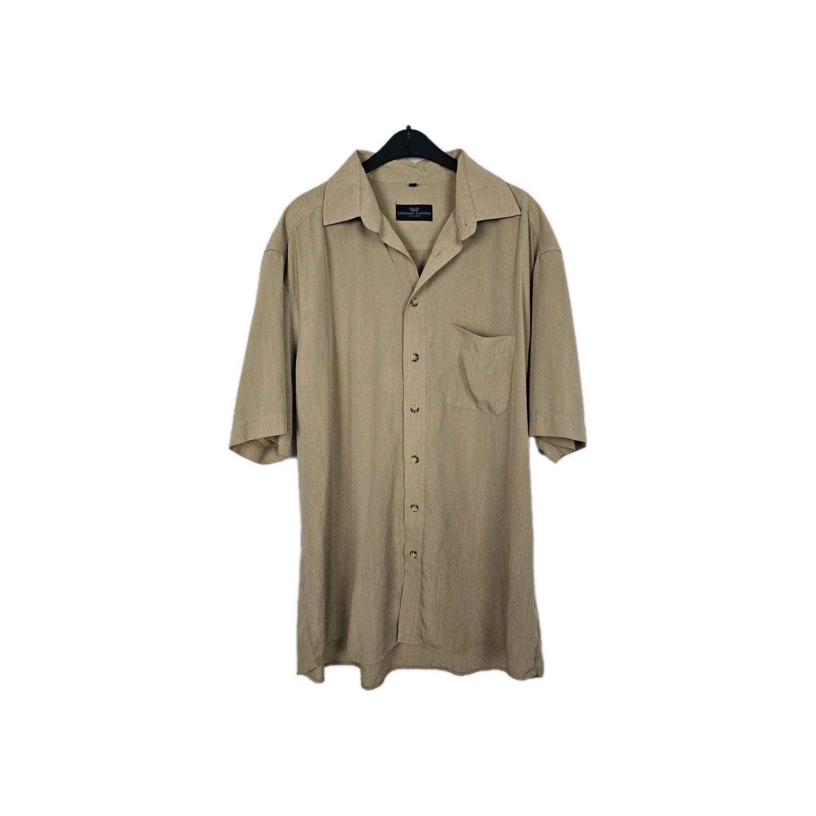 EK10637 Herren Hemd Lorenzo Calvino Gr.L Braun0
