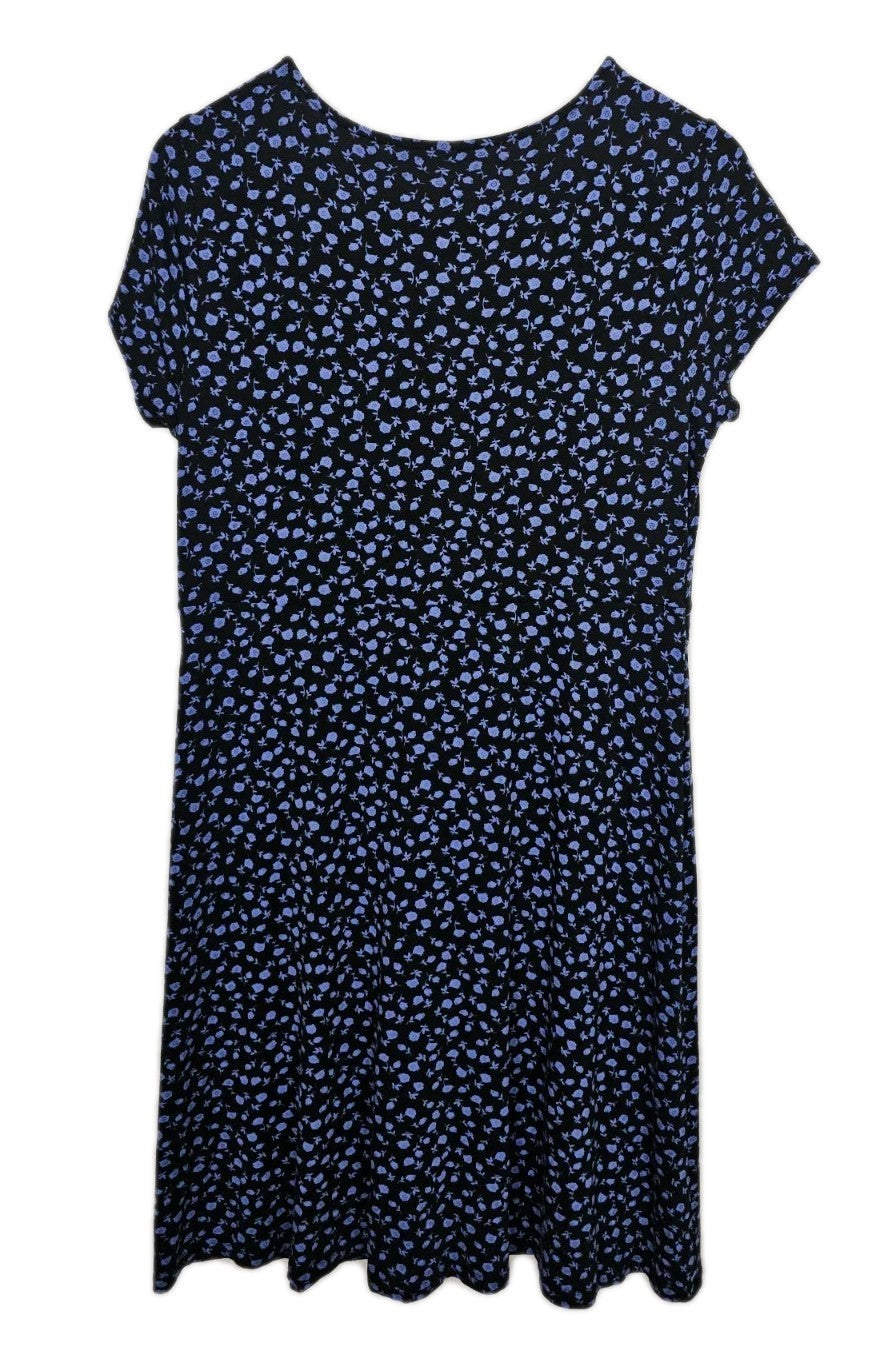 EK9582 Damen Kleid, Dunkelblau/Schwarz, Gr. Ca 442