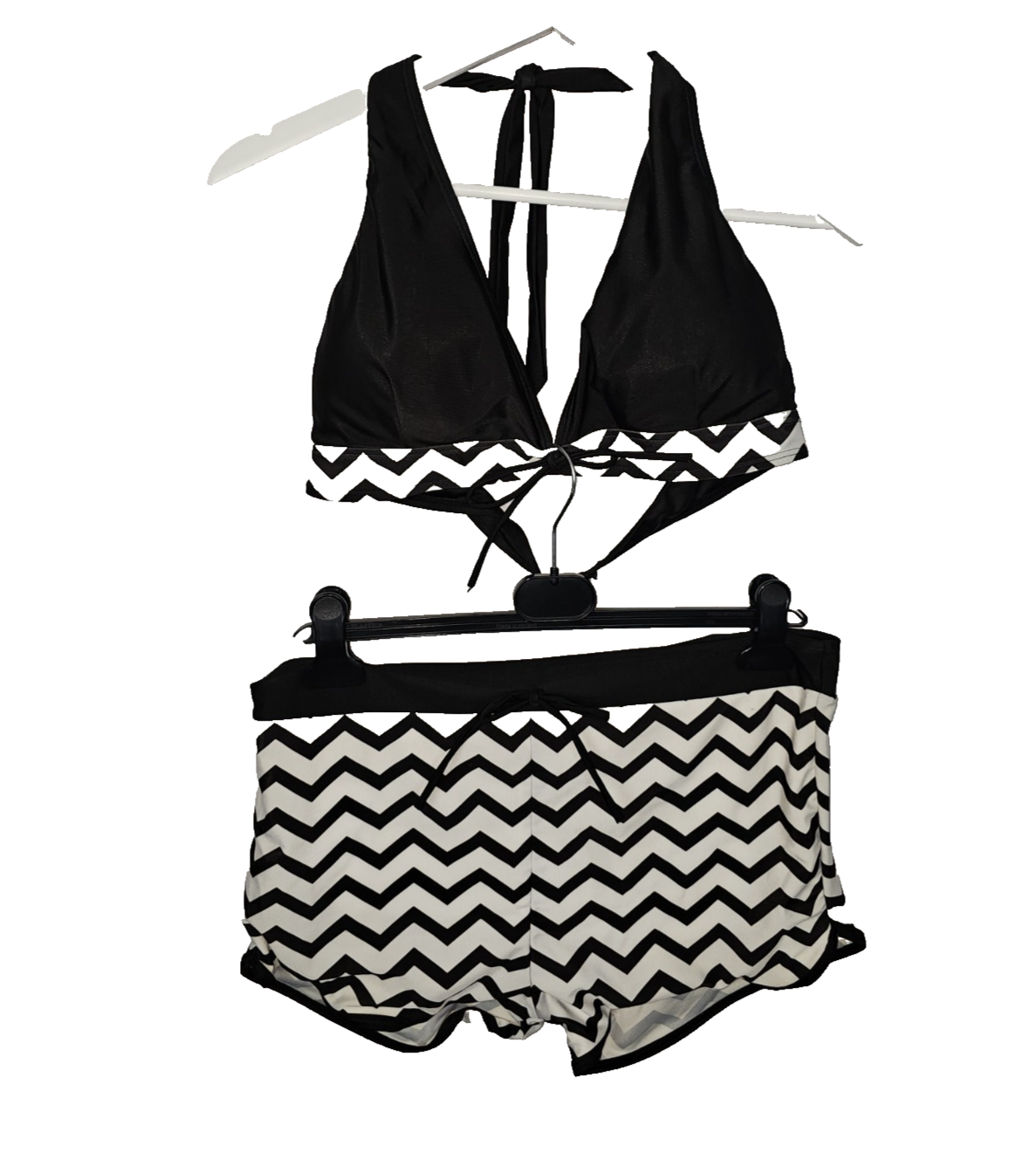EK8621 Damwn Bikini, Schwarz/Weiß, Gr. L0