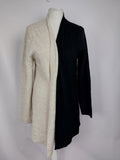 EK5032 Damen Strickjacke von Tom Tailor, schwarz/beige, Gr. S0