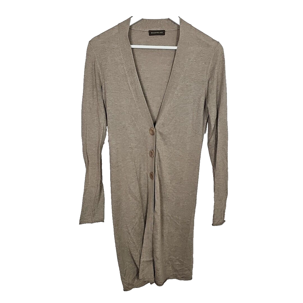 EK6682 Damen Strickjacke von Repeat, Braun, Gr.380