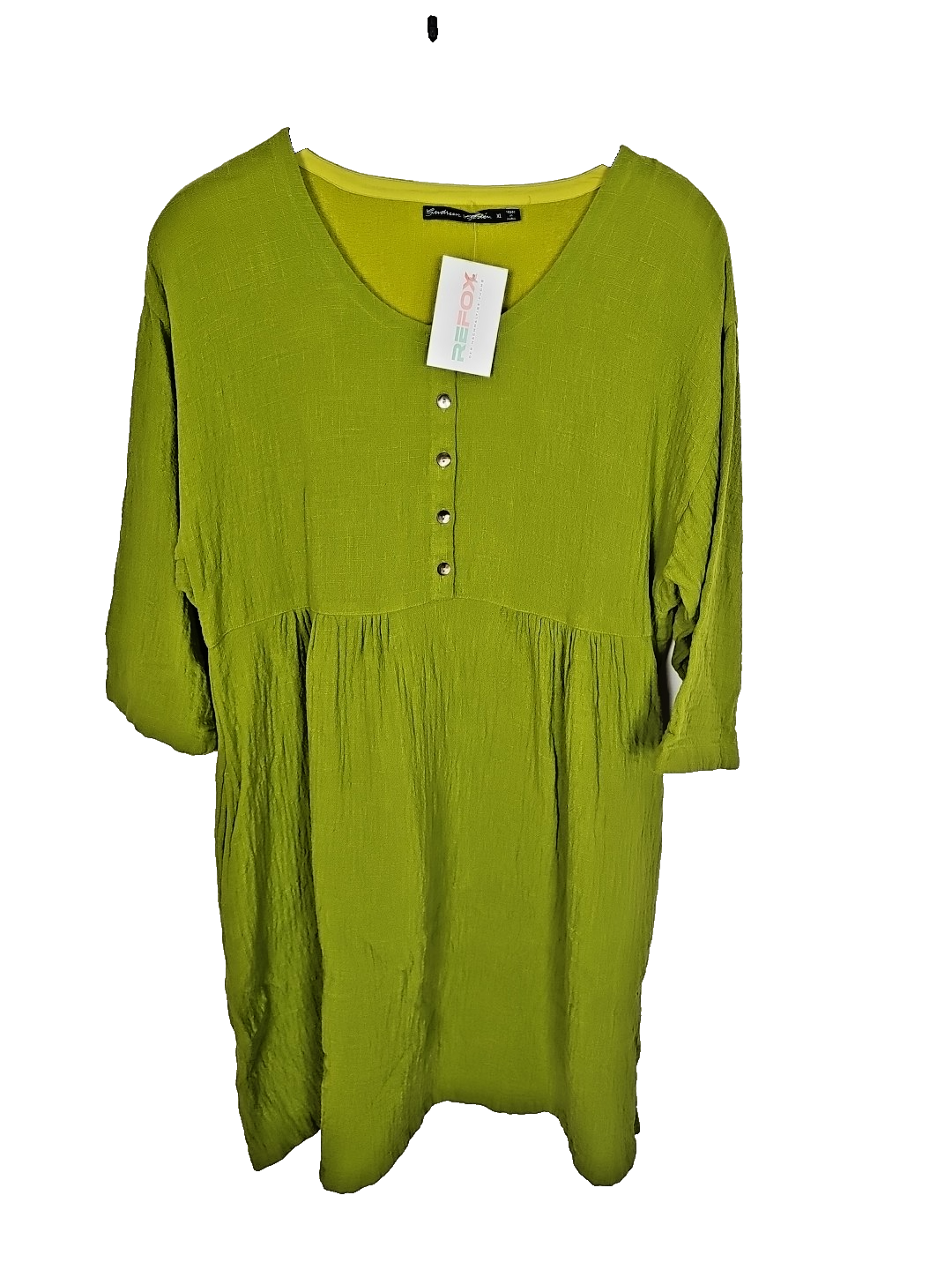 EK 9046 Tolles Kleid Grün Von Gudrun Sjödén  Gr Xl Wie Neu0