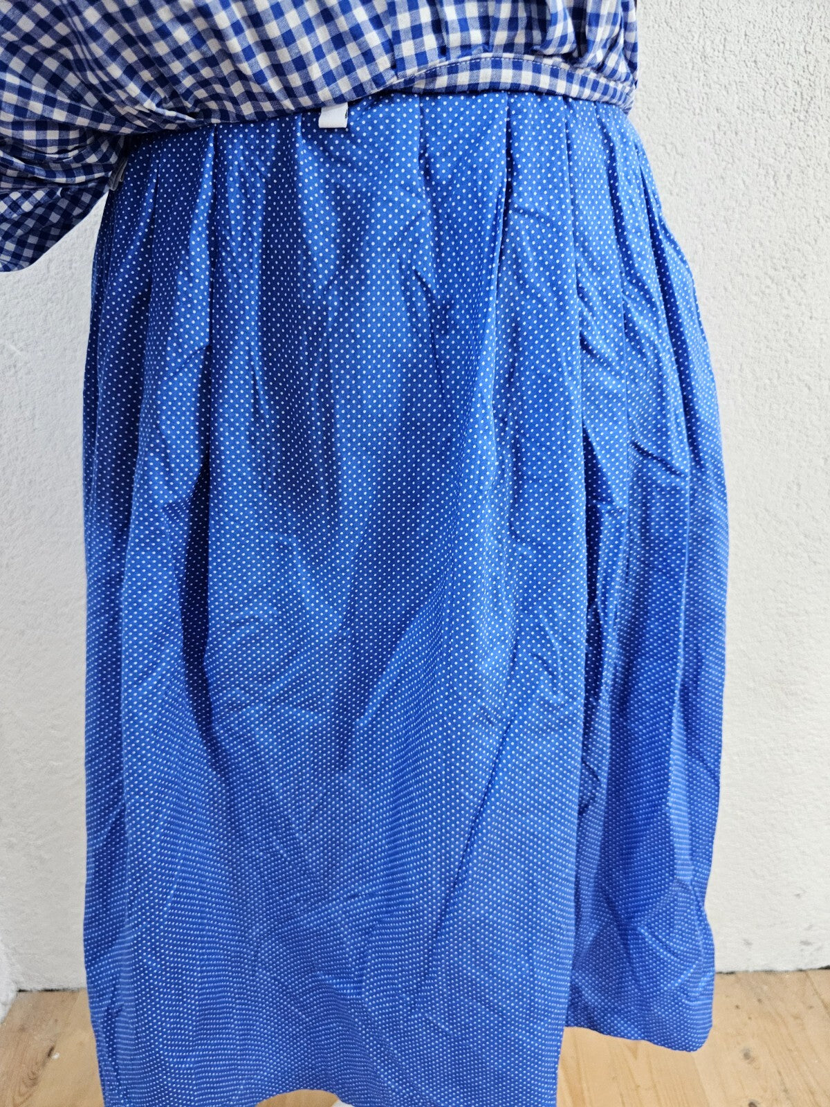 EK5674 Damen Dirndl von NKD, braun/blau/weiß, Gr. 445