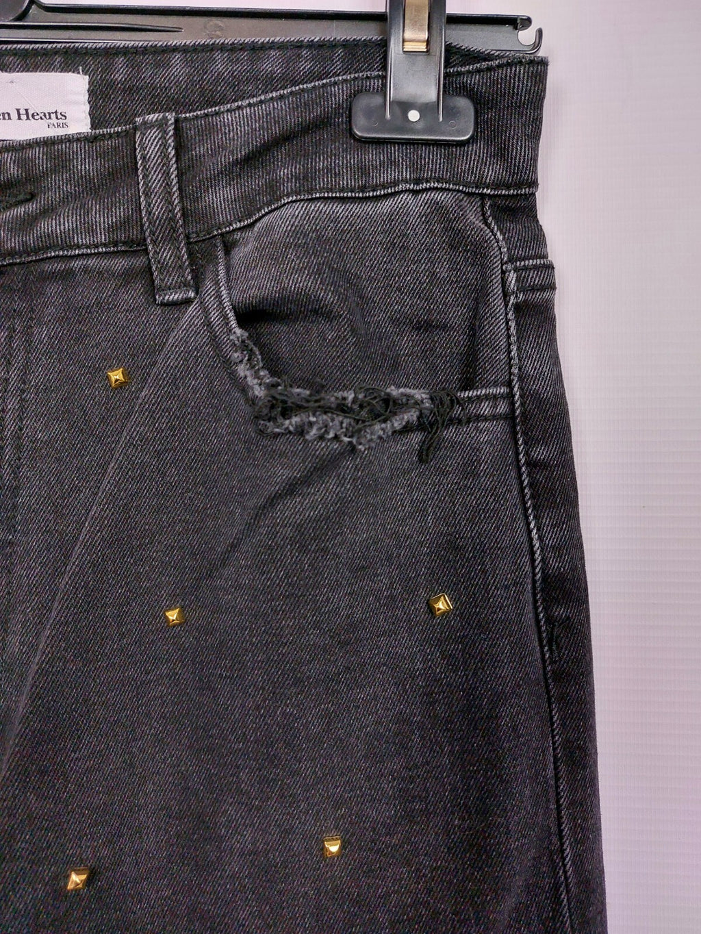 EK2002 Damen Jeans von Queen Hearts, schwarz, Gr. M3