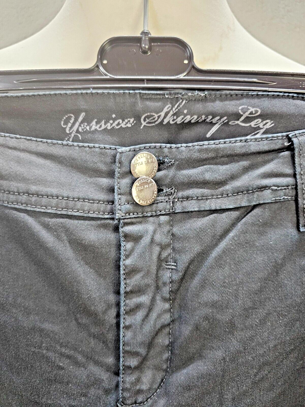 EK5883 Damen Jeans von Yessica, schwarz, Gr. 462