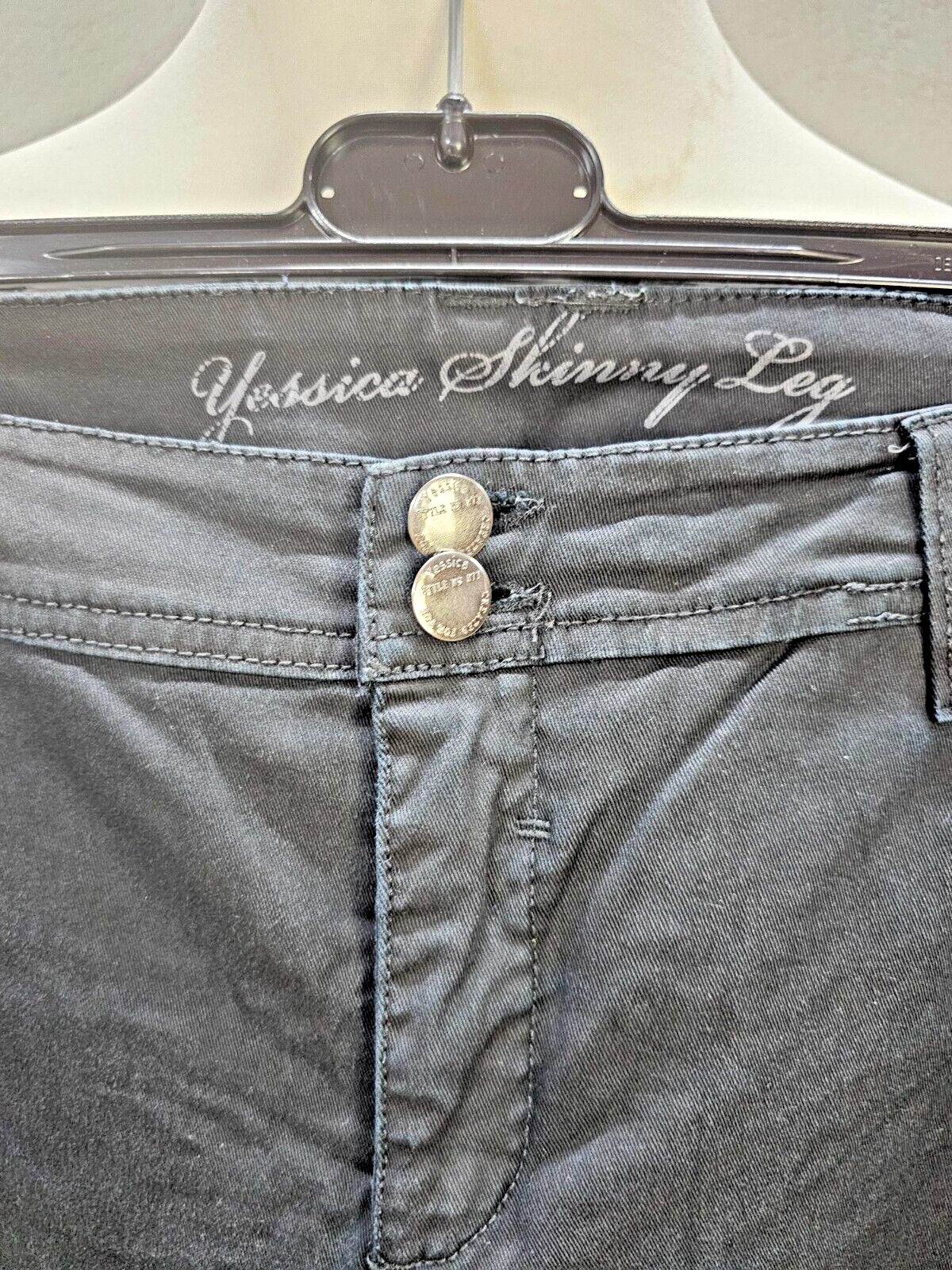 EK5883 Damen Jeans von Yessica, schwarz, Gr. 462