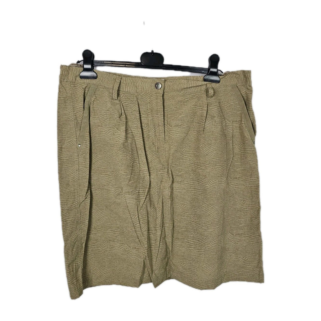 EK6769 Damen Rock von CollectionL Mit Unterhose, Gr. 46, Braun0