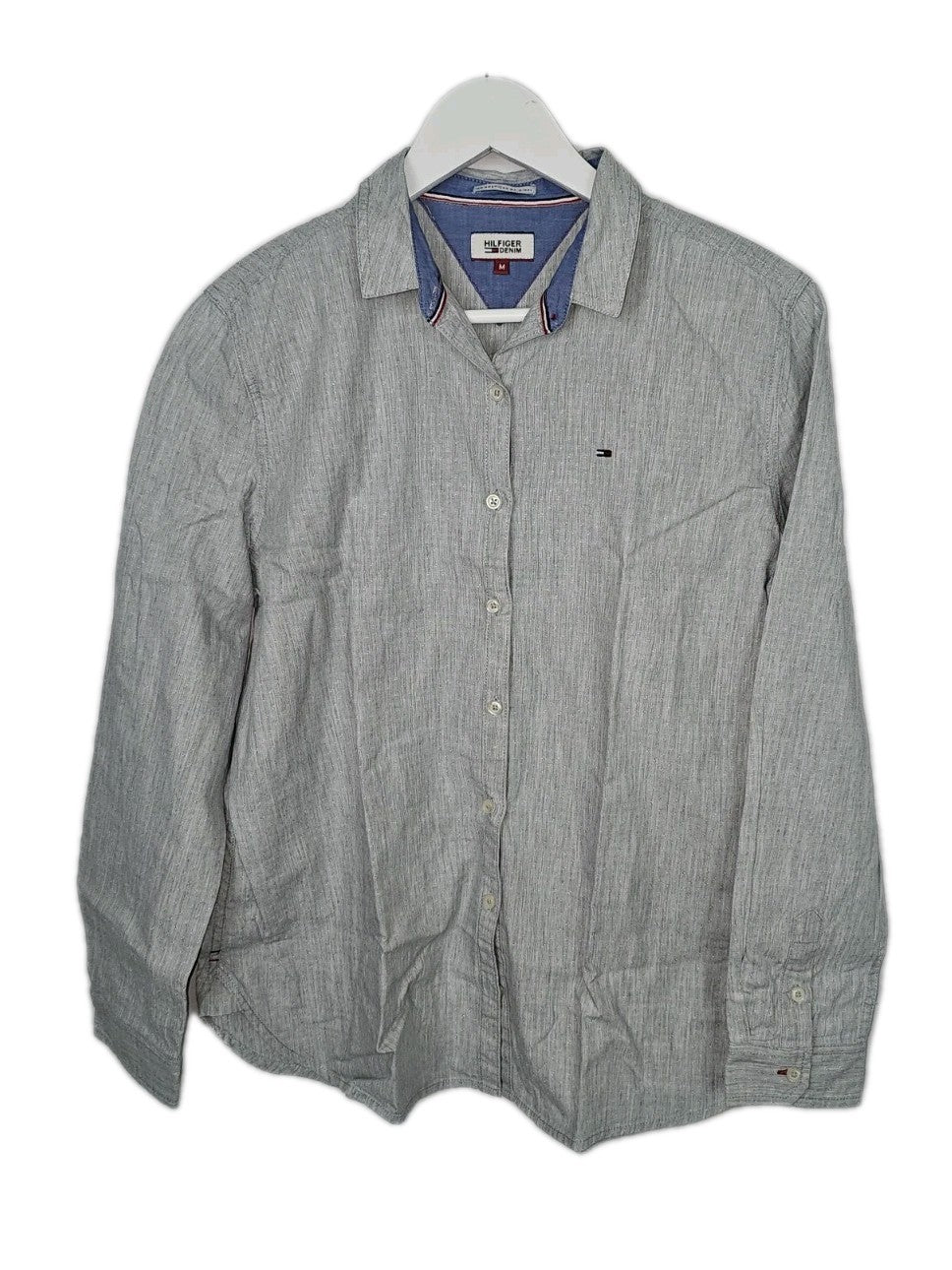 EK9101 Herren Hemd von Hilfiger Denim, Grau, Gr. M0