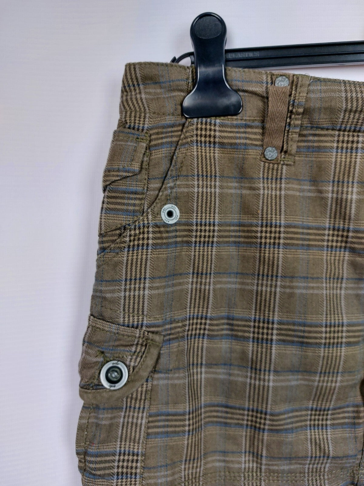 EK4435 Damen Rock von edc by Esprit, braun kariert, Gr. 383