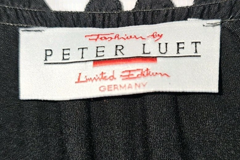 EK9415 Damen Kleid von Peter Luft, schwarz, Gr.L (Größentabelle) 1