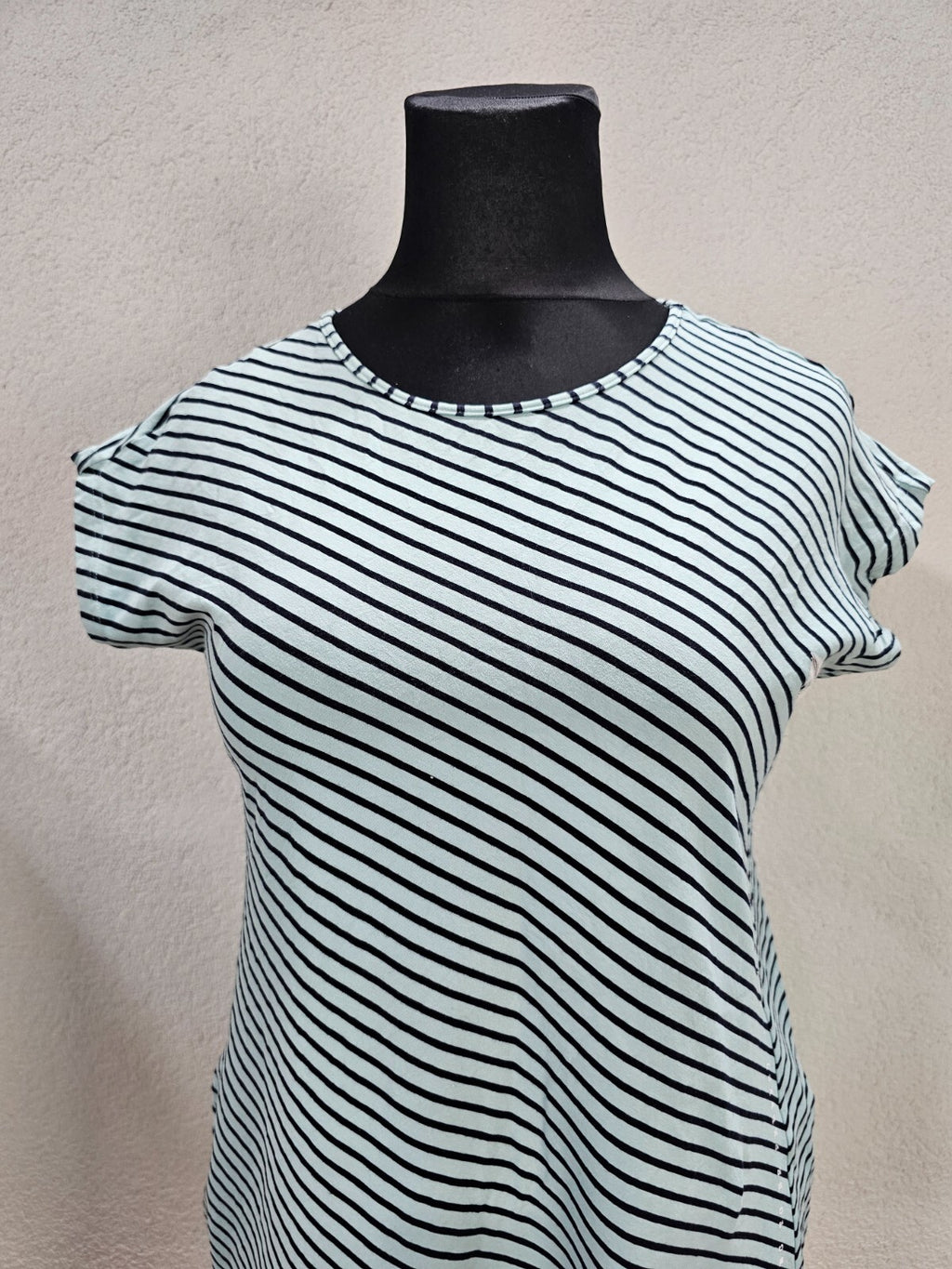 EK6306 Damen Kleid von S´questo, blau, schwarz gestreift, Gr. 421