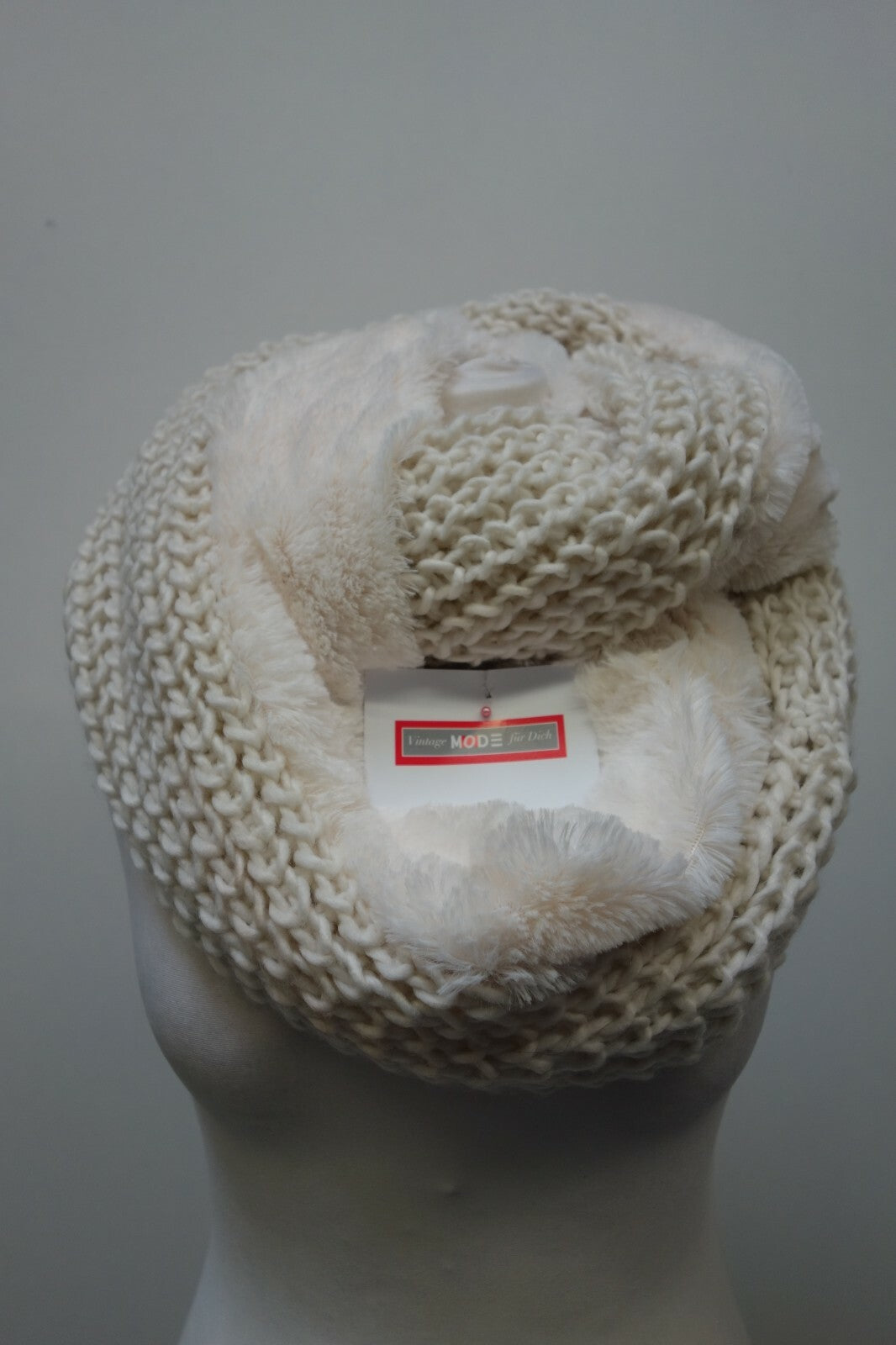 EK1226 Damen Loop Schal, cremeweiß0