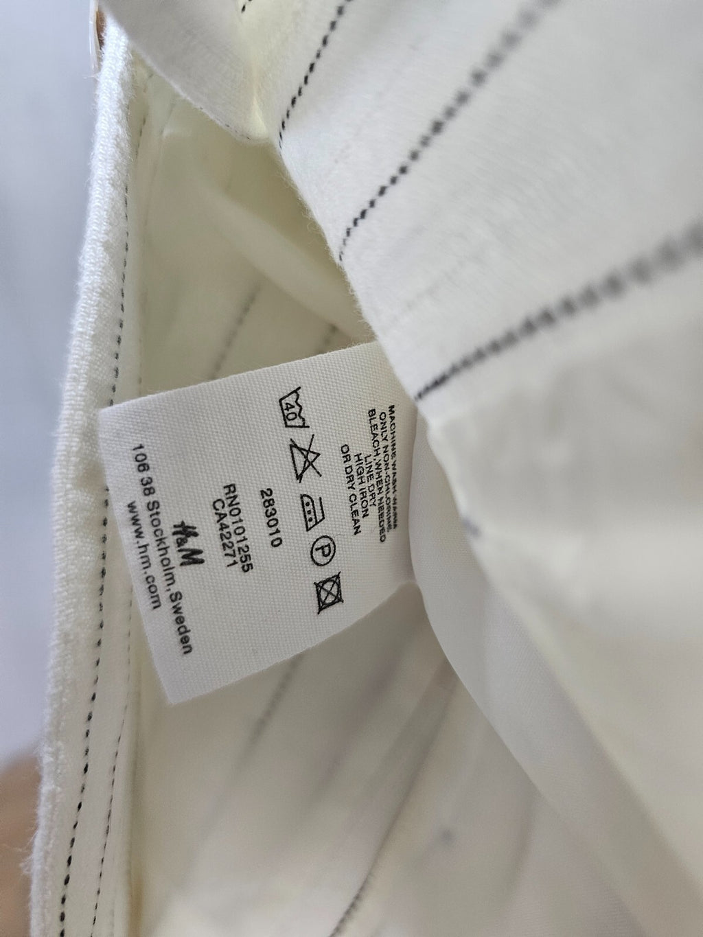 EK6260 Damen Blazer von H&M, weiß, Gr.40(nach Größentabelle)5