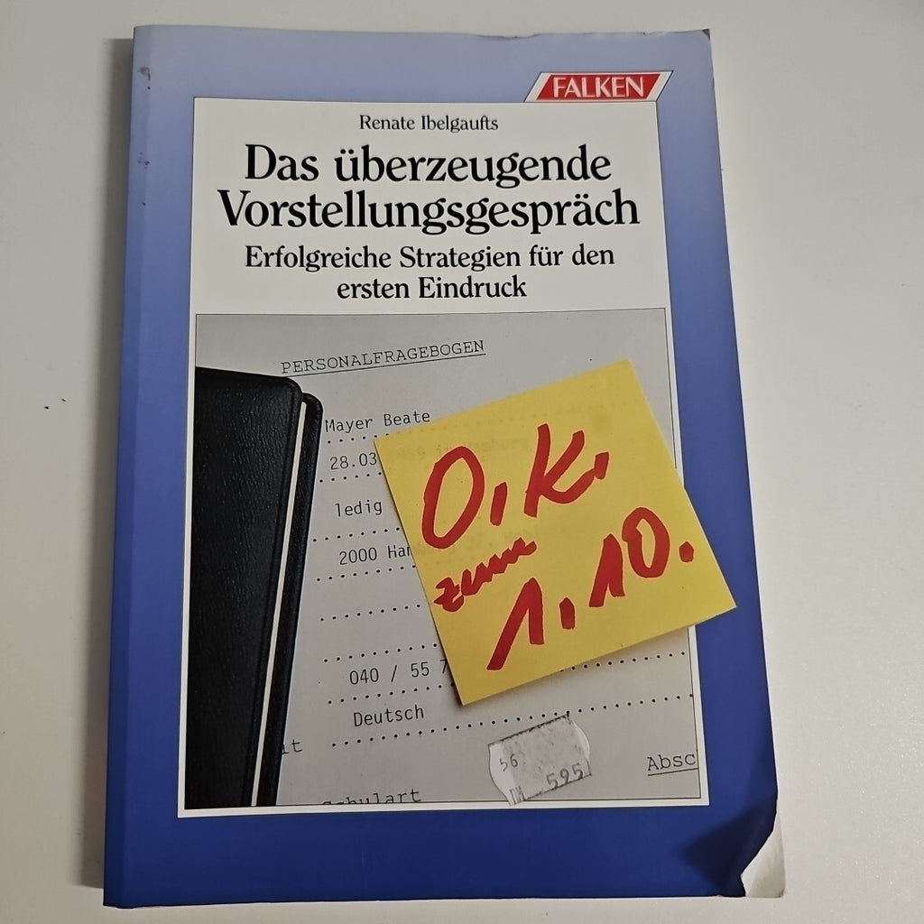 EB1241 Das überzeugende Vorstellungsgespräch0