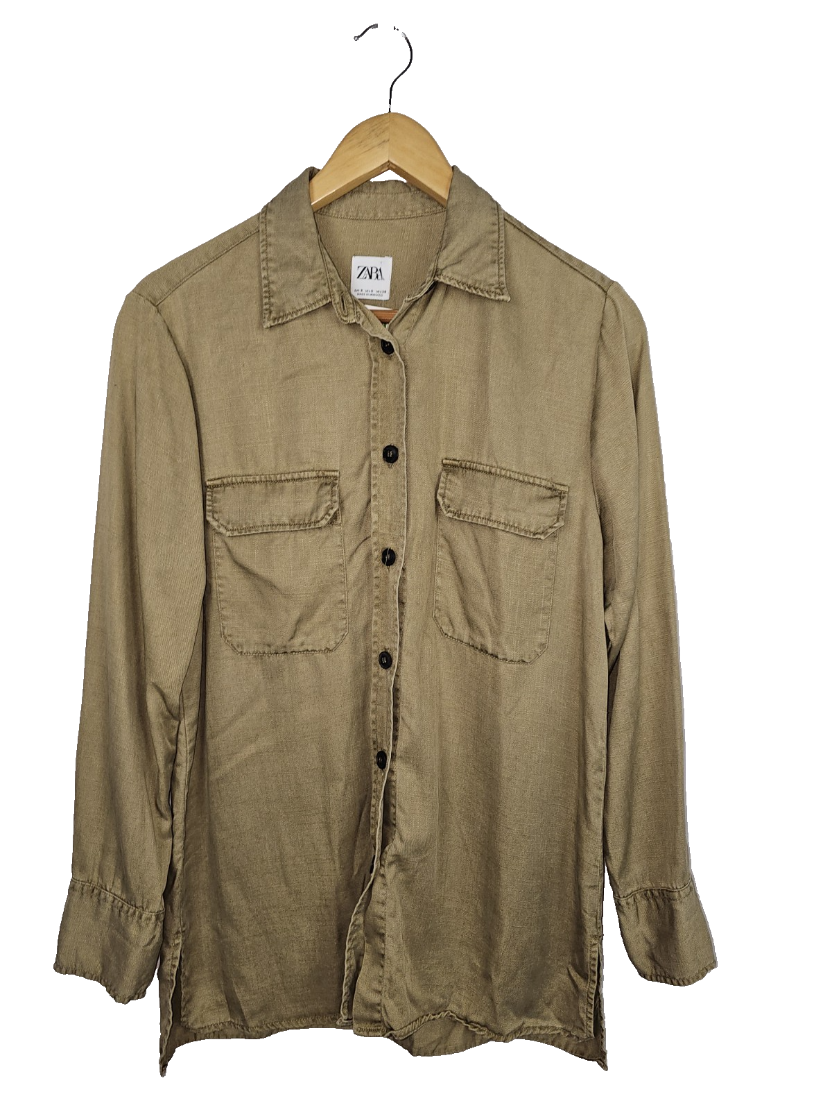 EK7884 Herren Hemd von Zara, Braun, Gr. S0