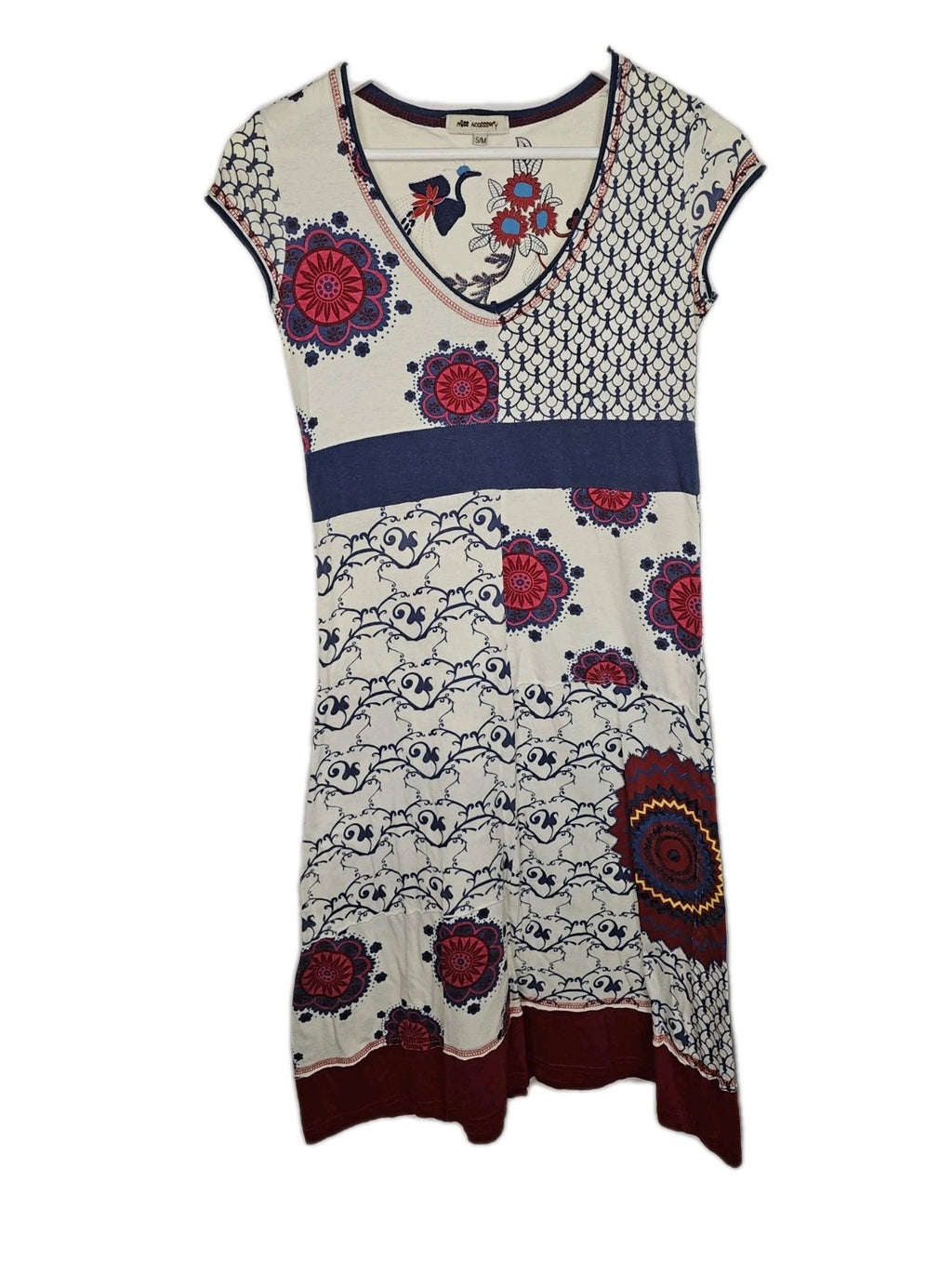 EK10477 Damen Kleid von Miss Accessery, Mehrfarbig, Gr.S/M0