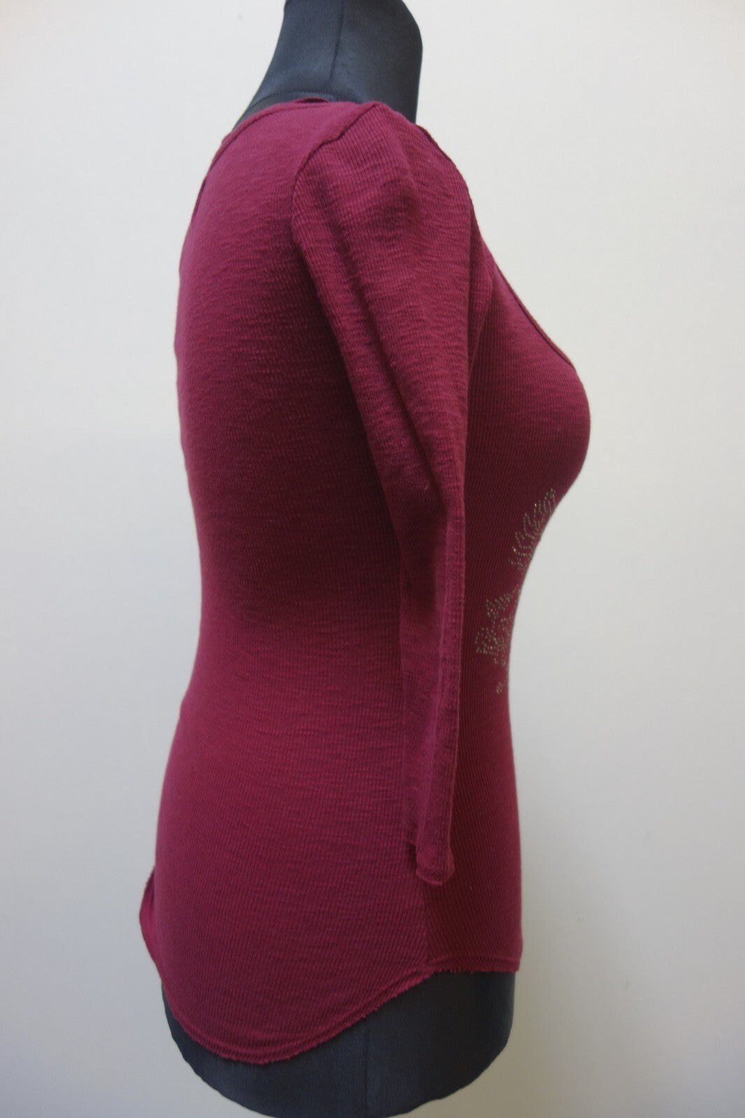 EK1882 Damen Shirt von Zara, weinrot, Gr. S2