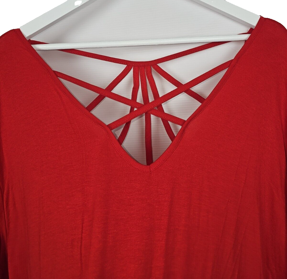 EK6827 Damen T-Shirt  von MiaModa, rot, Gr.XL1