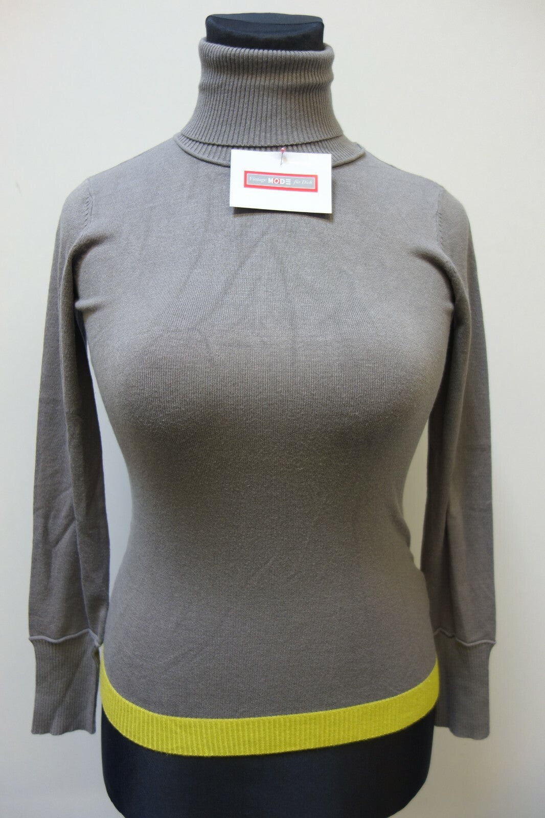 EK0562 Damen Rollkragen Pullover von Bedo, grau, Gr. XS0