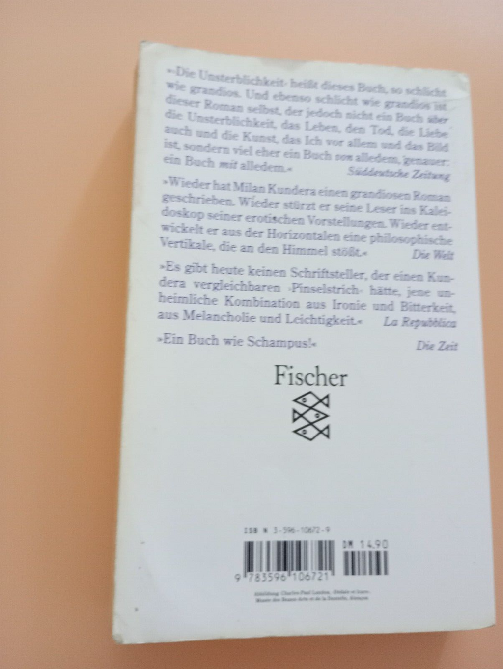 Die Unsterblichkeit. Roman von Kundera, Milan | Buch |3321