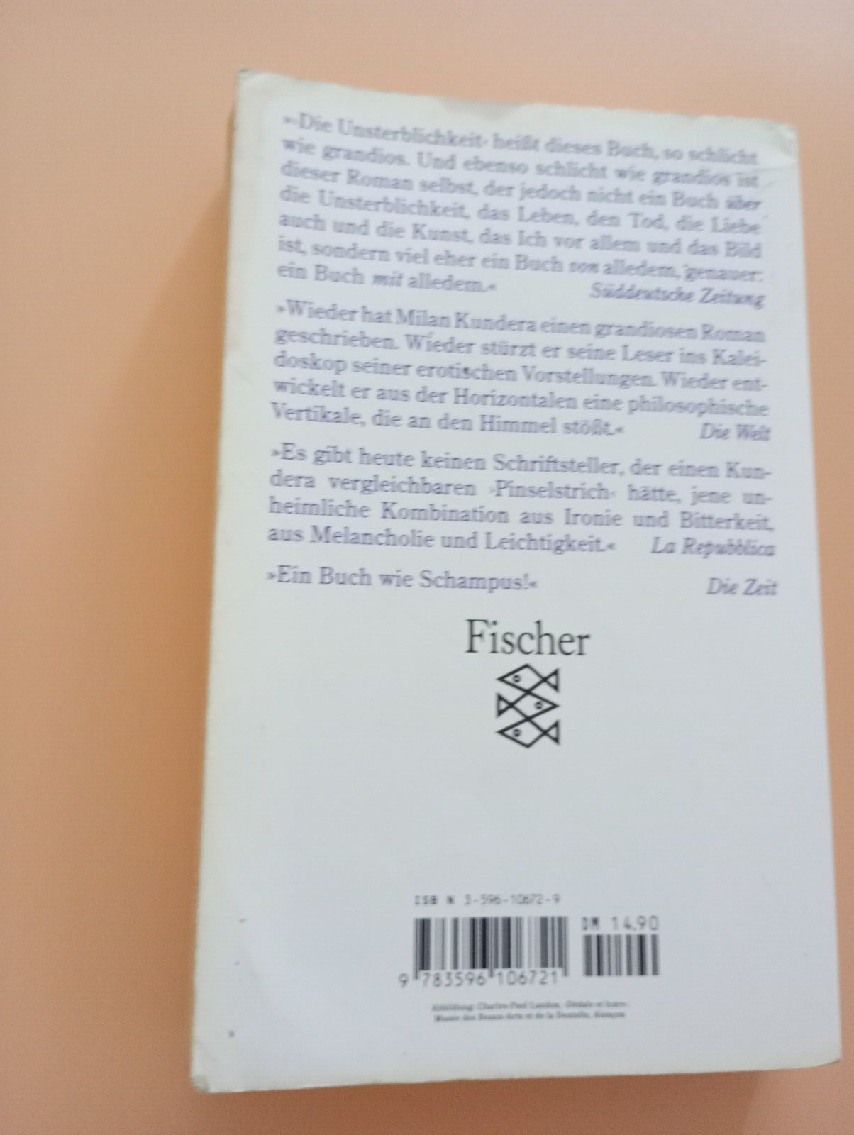 Die Unsterblichkeit. Roman von Kundera, Milan | Buch |3321