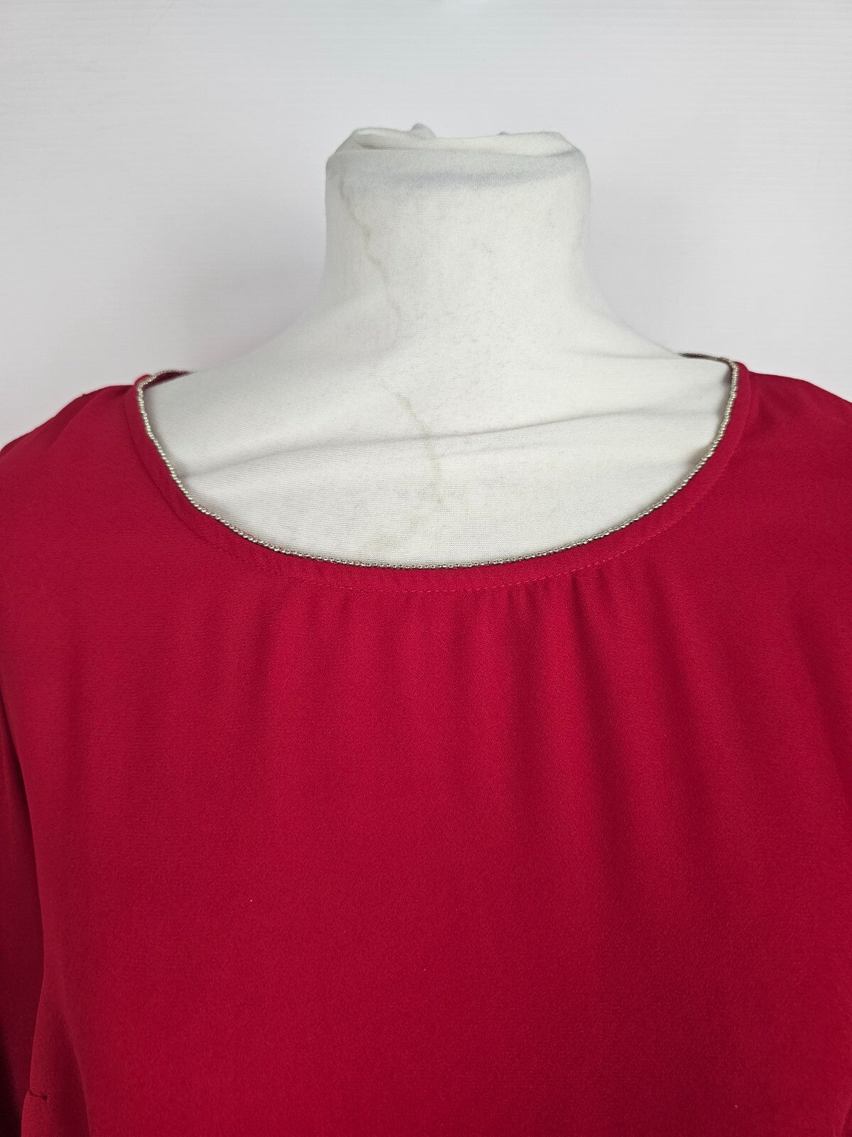 EK5628 Damen Bluse von Yessica by C&A, rot, Gr. 401
