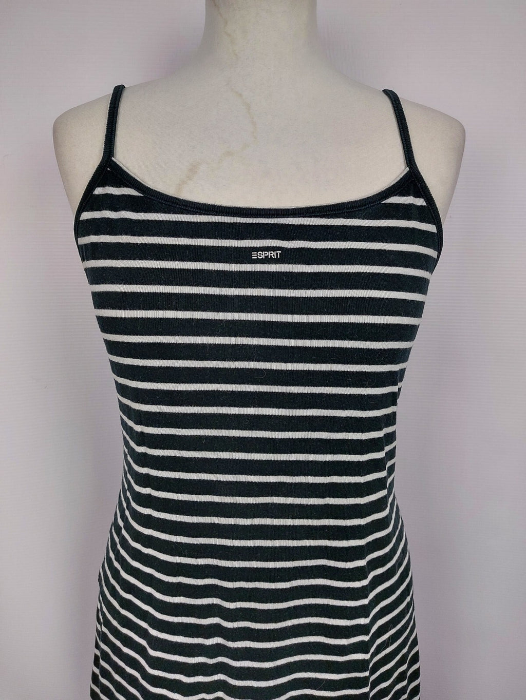 EK3185 Damen Kleid von Esprit, schwarz-weiß, Gr.L1