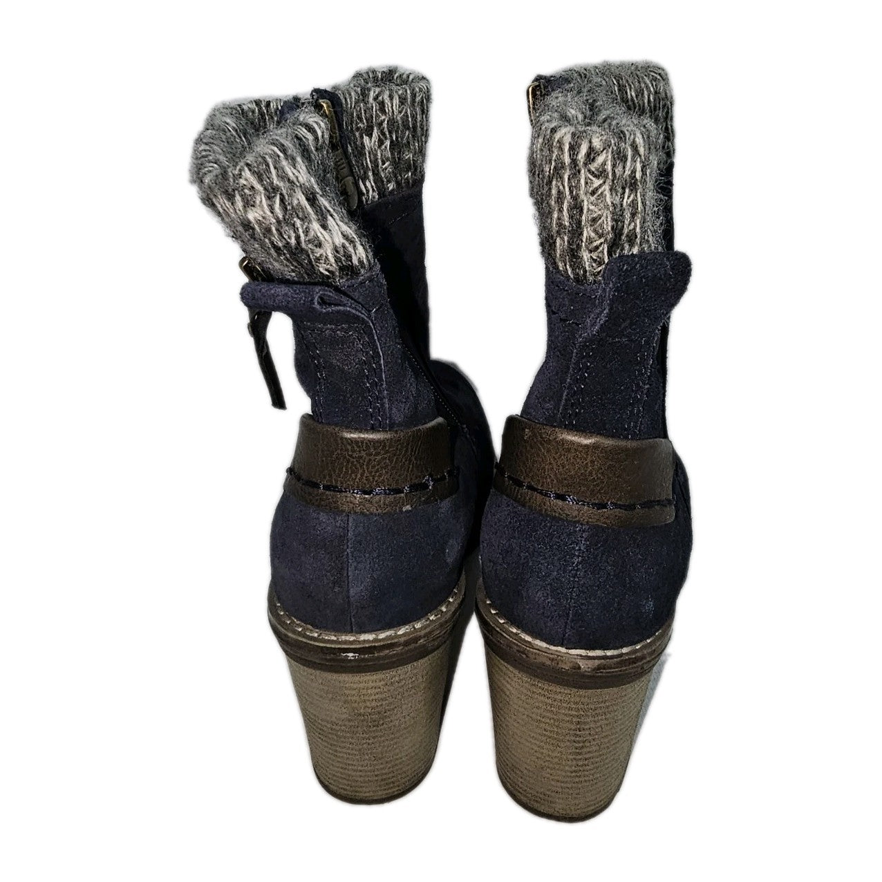 EK791 Damen Stiefelette von Tom Tailor, blau, Gr.412