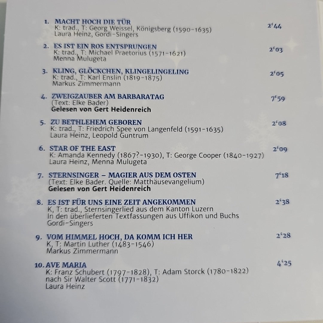 EB4276 Weiße Weihnacht, 1 CD - 16 Titel 2