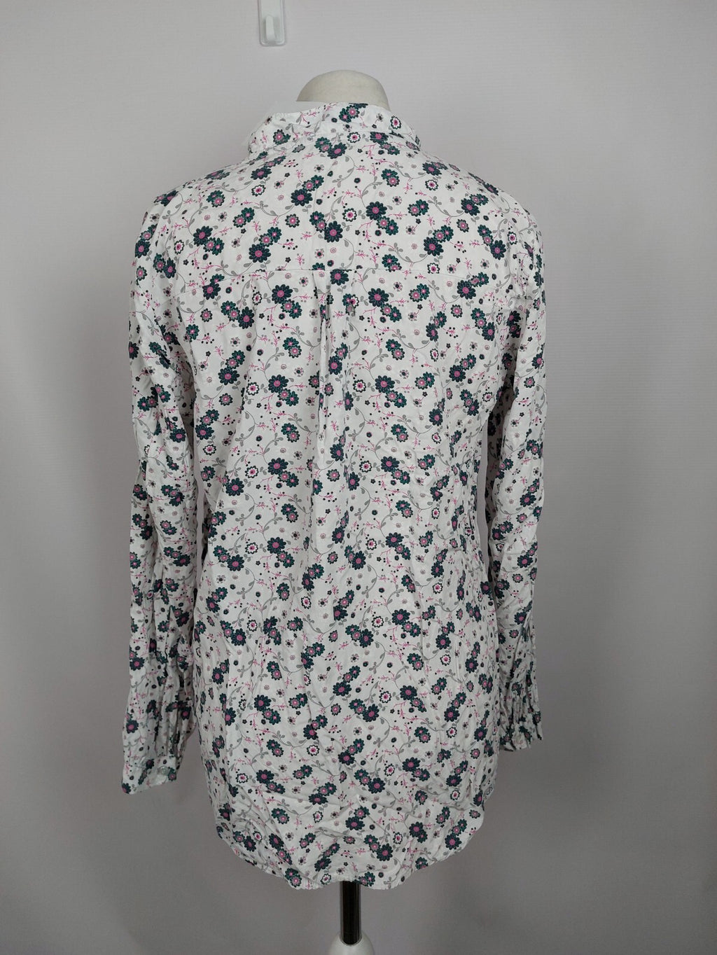 EK5016 Damen Bluse von PS Ich liebe dich, weiß geblümt, Gr. M4