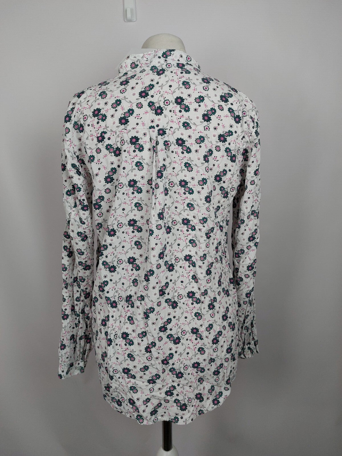 EK5016 Damen Bluse von PS Ich liebe dich, weiß geblümt, Gr. M4