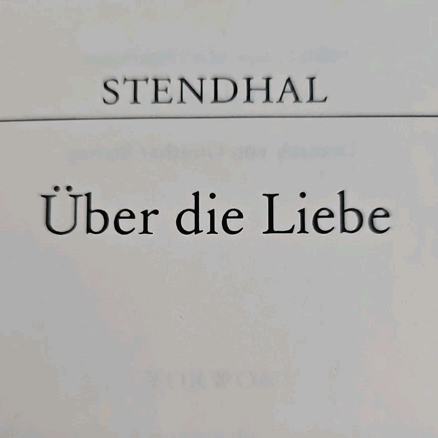 EB4105 Über die Liebe von Stendhal , Buch 2