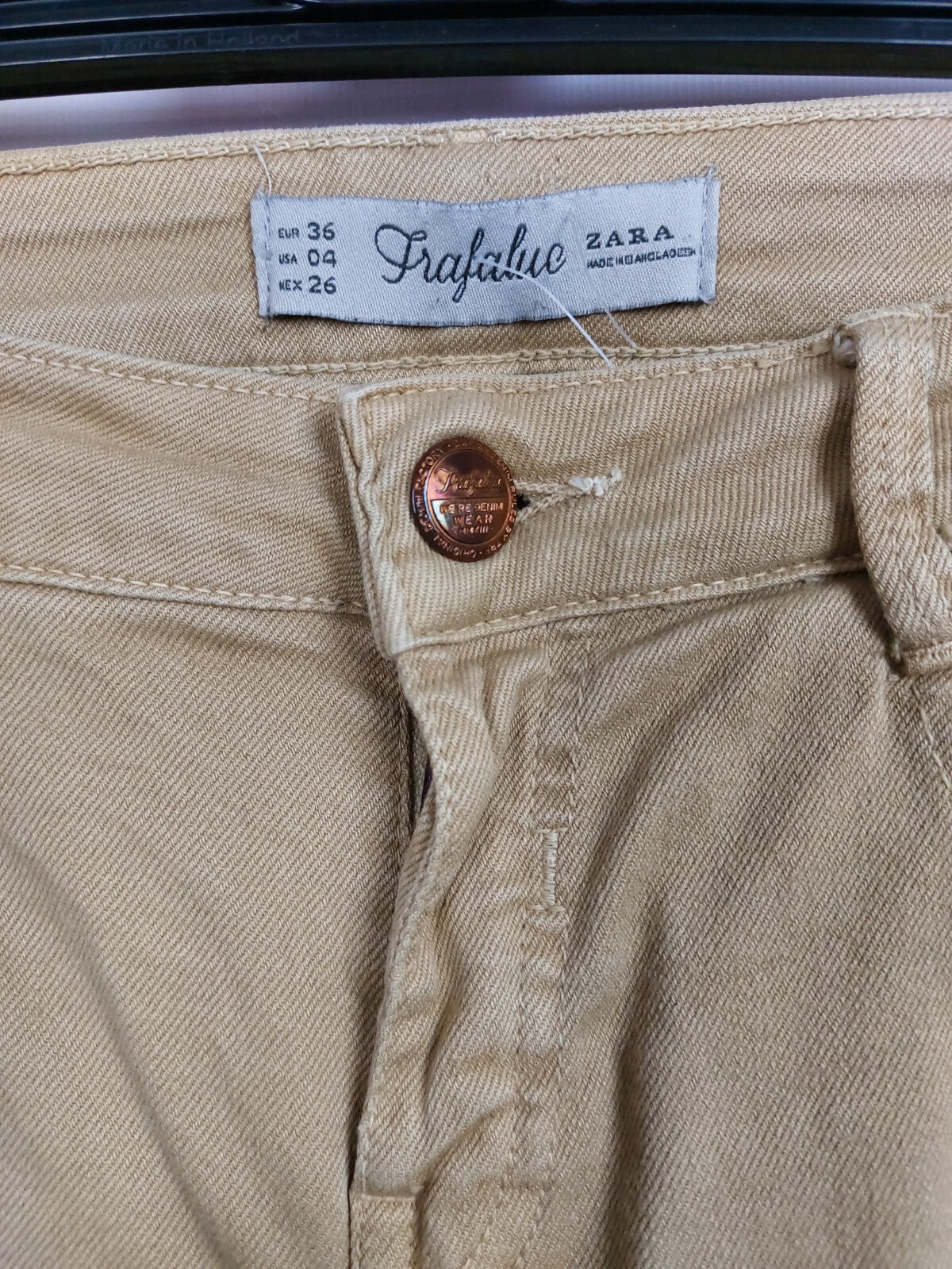 EK1944 Damen Jean von Zara, beige, Gr.362